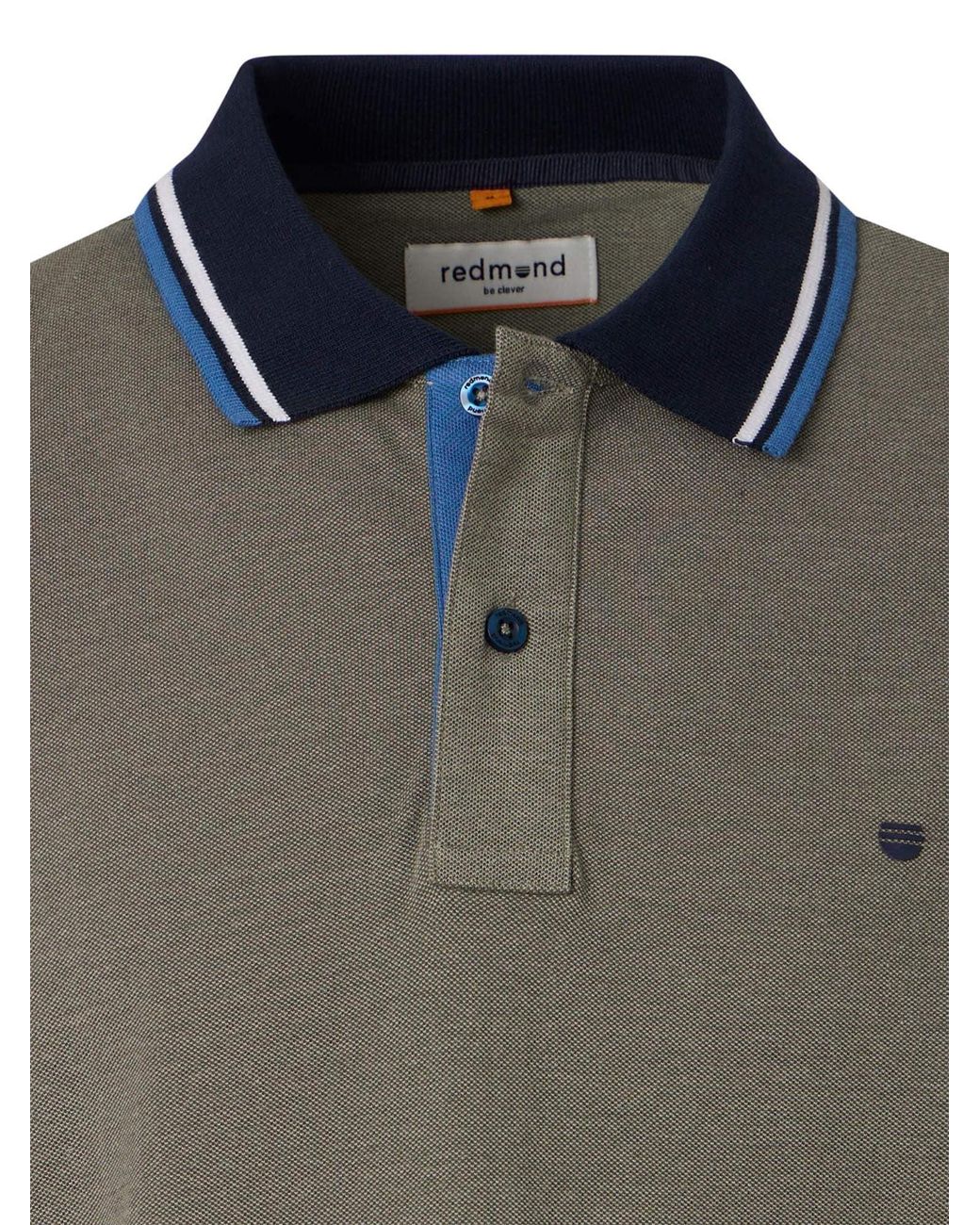 Redmond Shirt Basic in Green für Herren