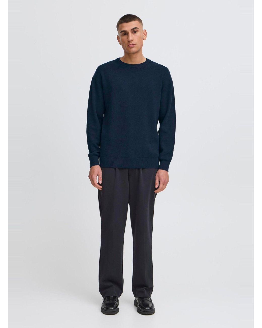 Solid Pullover Sdfinnetado in Blue für Herren