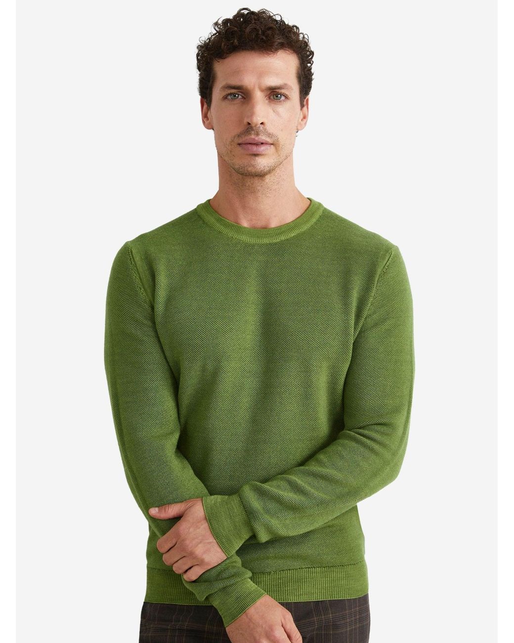 Il Lanificio Pullover in Green für Herren