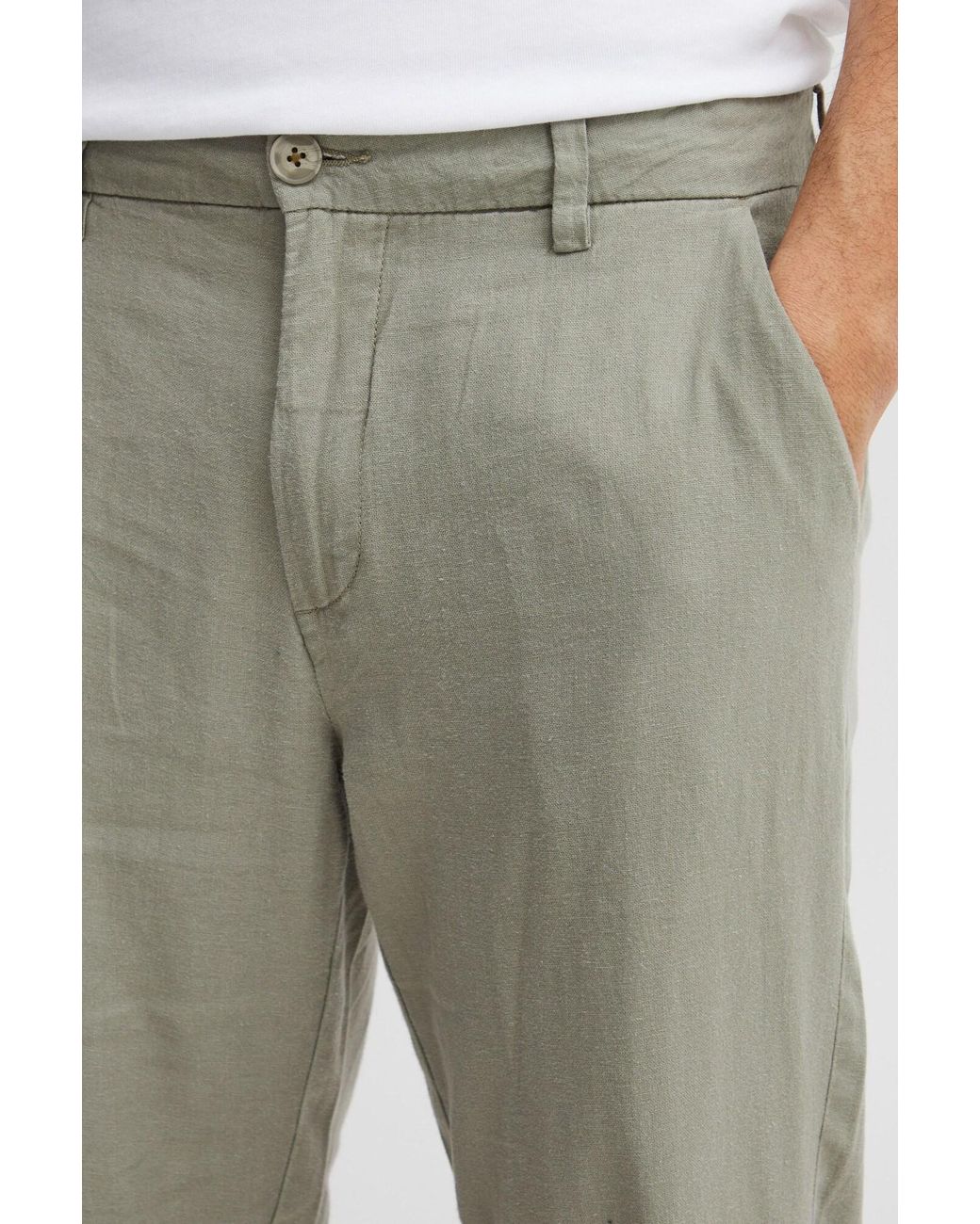 Solid Chinohose in Gray für Herren