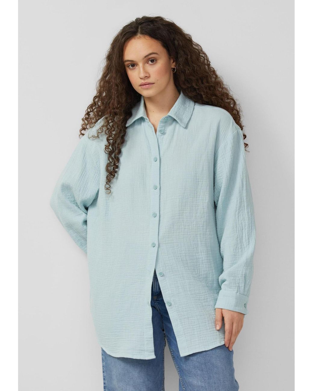 QS Blue Bluse