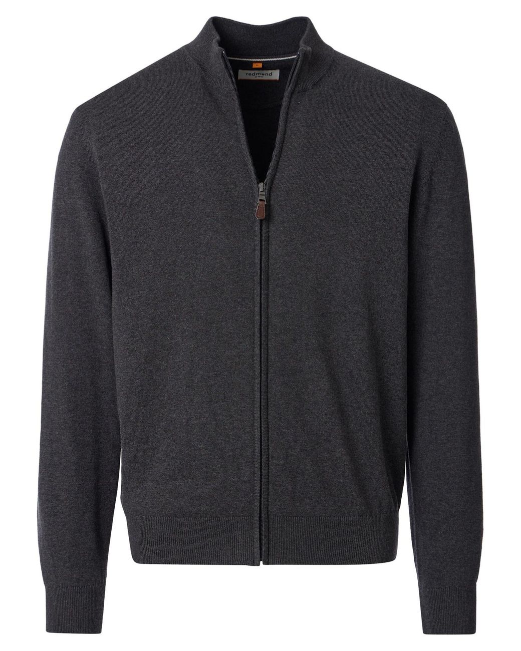 Redmond Strickjacke Basic in Black für Herren