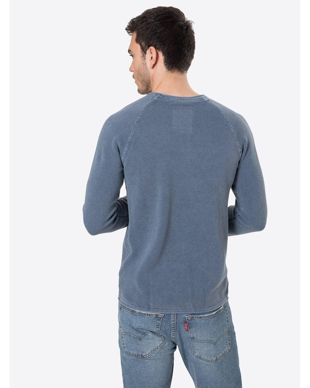Key Largo Pullover Thomas in Blue für Herren
