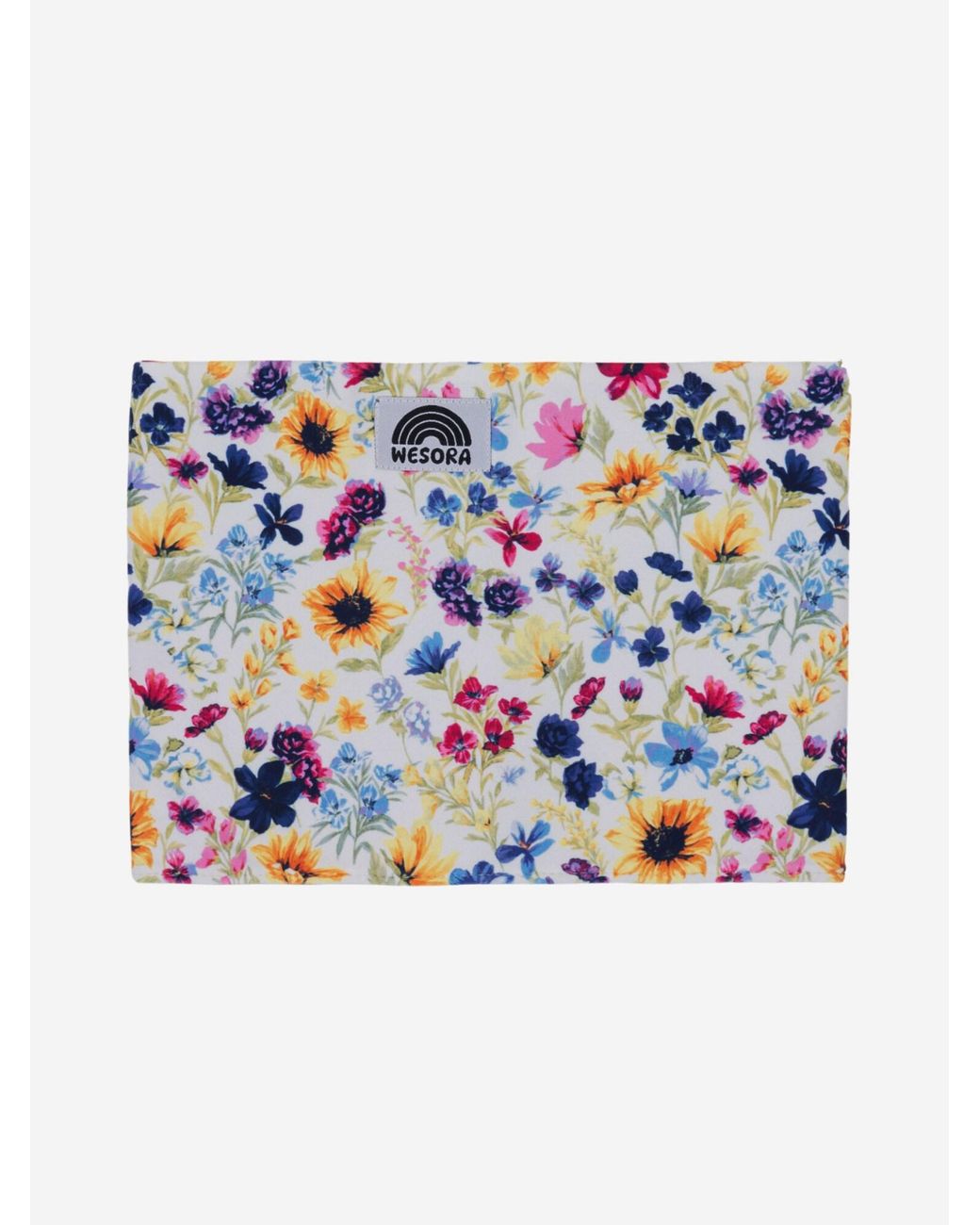 WESORA GmbH White Schlauchschal Printed Neckwarmer Fleece Uv-Schutz