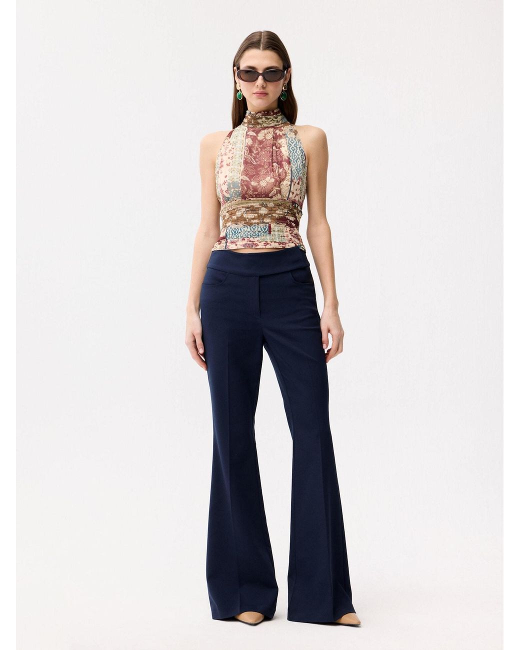 ADL Blue Bügelfaltenhose