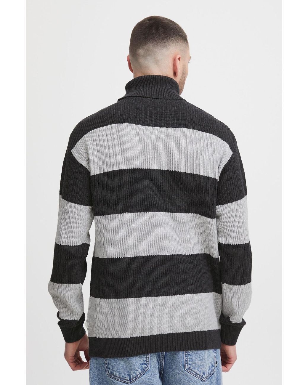 Solid Pullover Serge in Black für Herren
