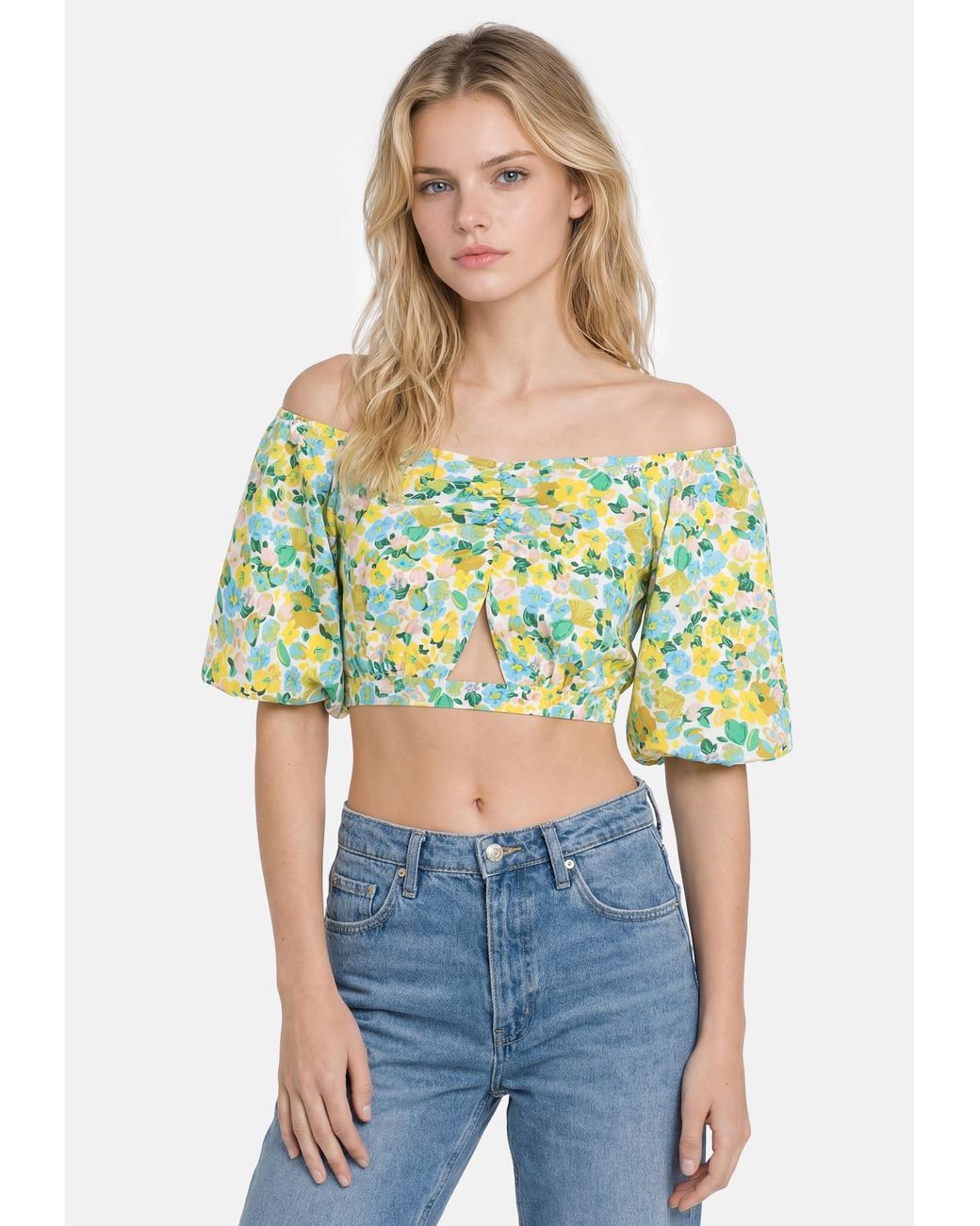 ECY Green Bluse Spring Summer