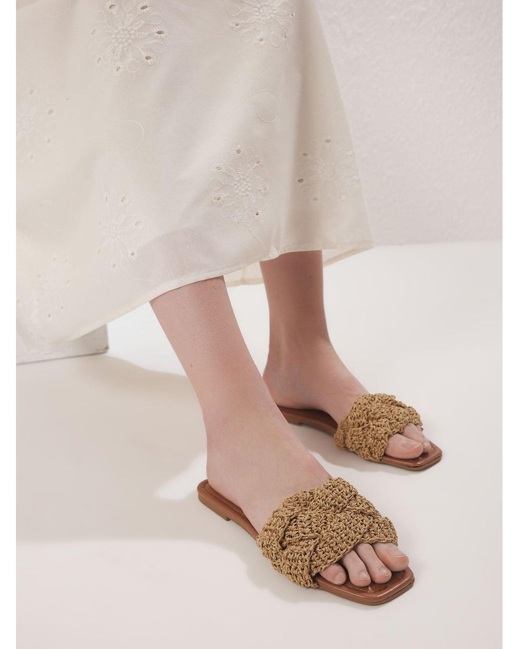 Trendyol White Pantolette