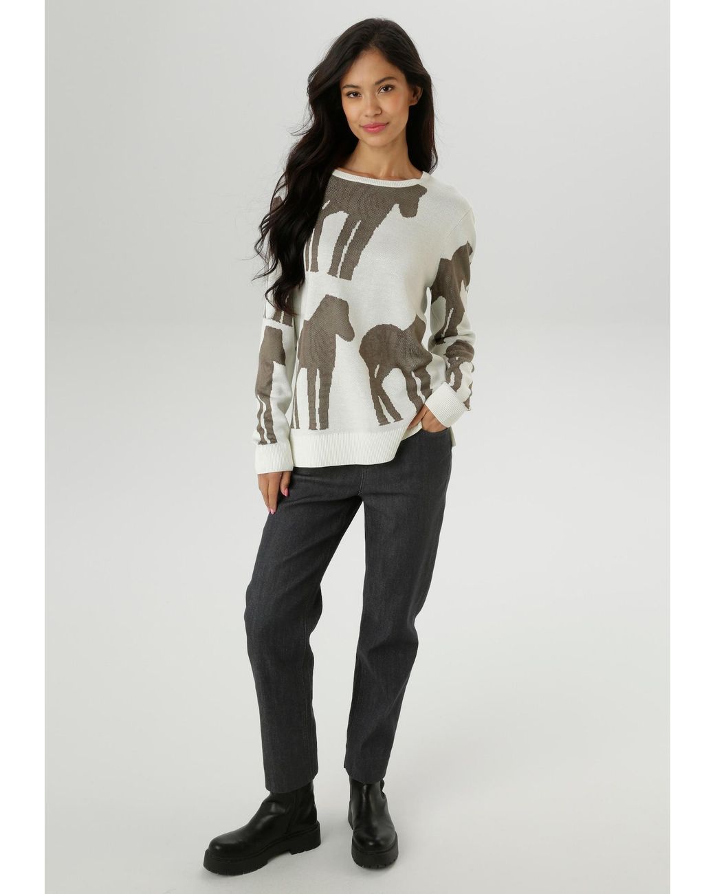 Aniston SELECTED Multicolor Pullover