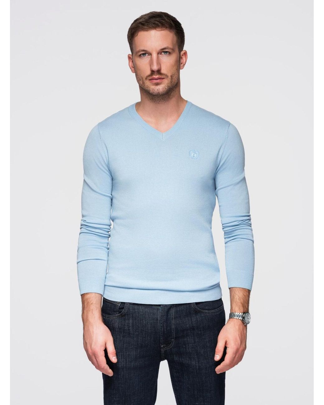 Ombre Pullover in Blue für Herren