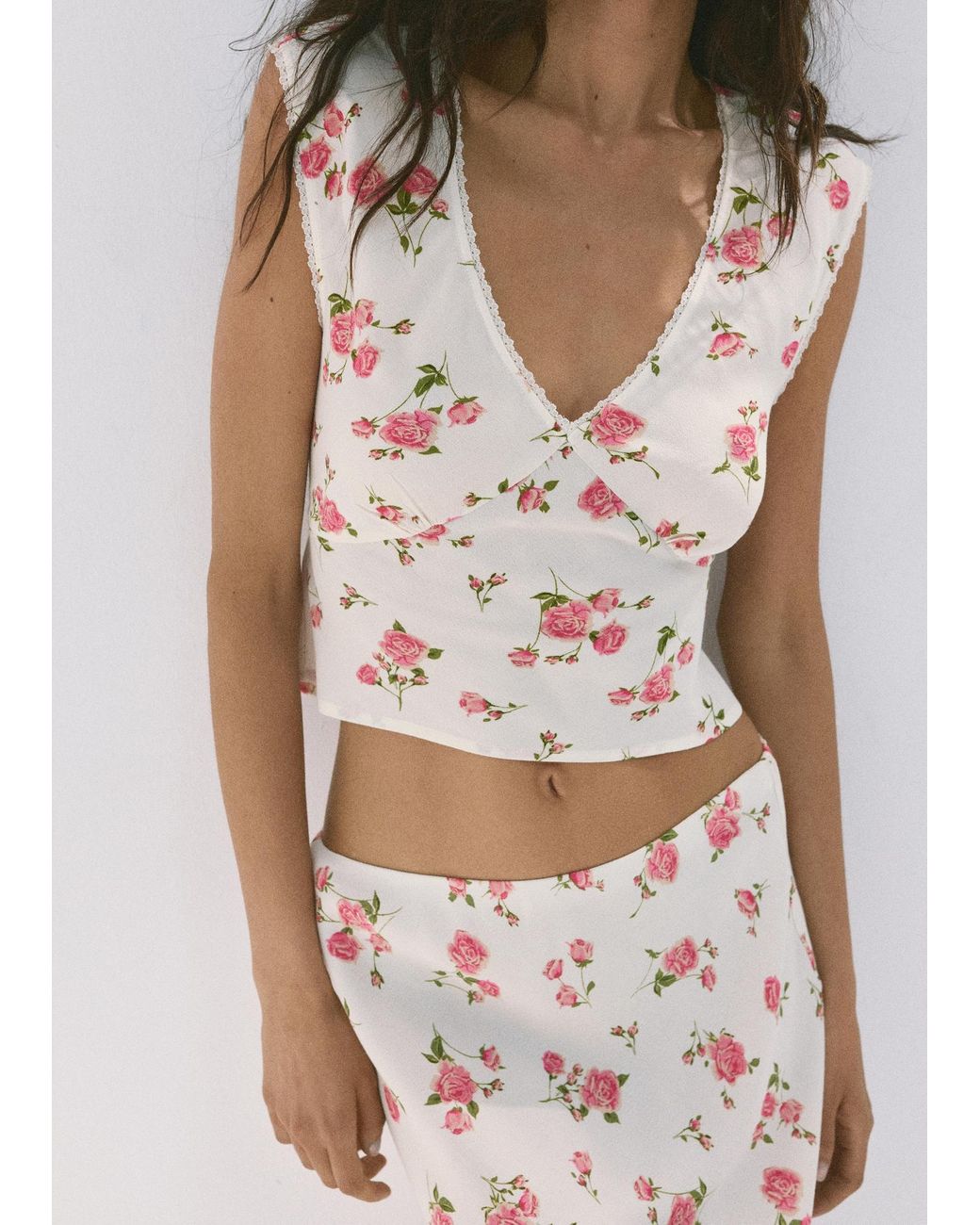 Mango Pink Blusentop Kendaly