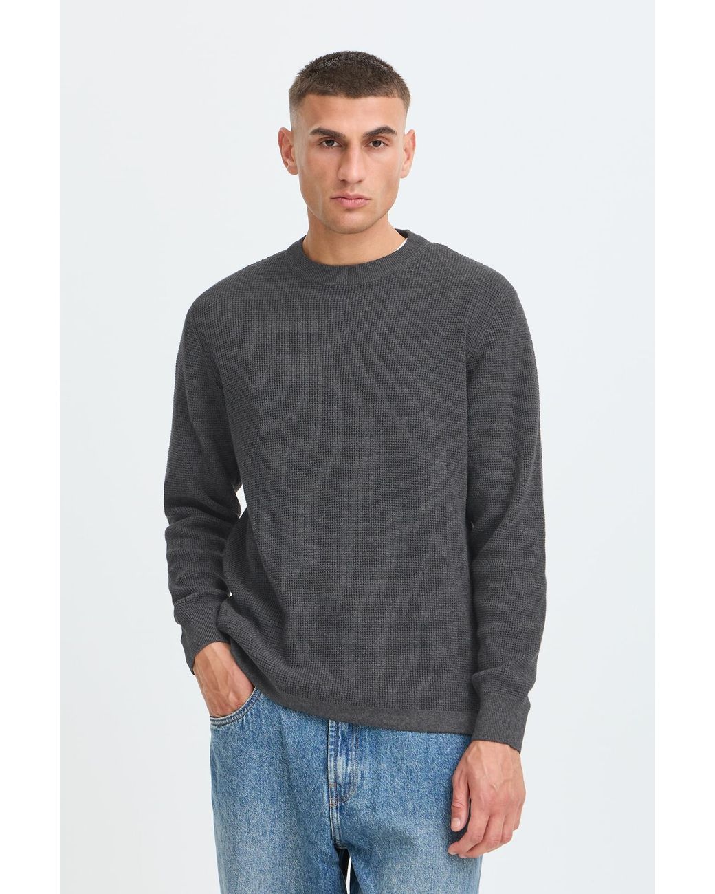 Solid Pullover Sdvian in Gray für Herren