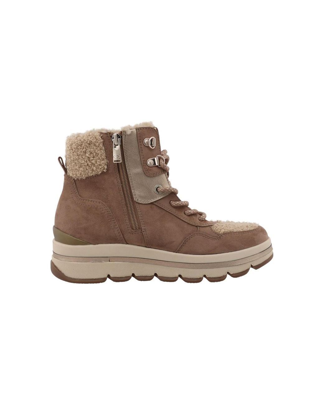 Tom Tailor Brown Schnürstiefelette