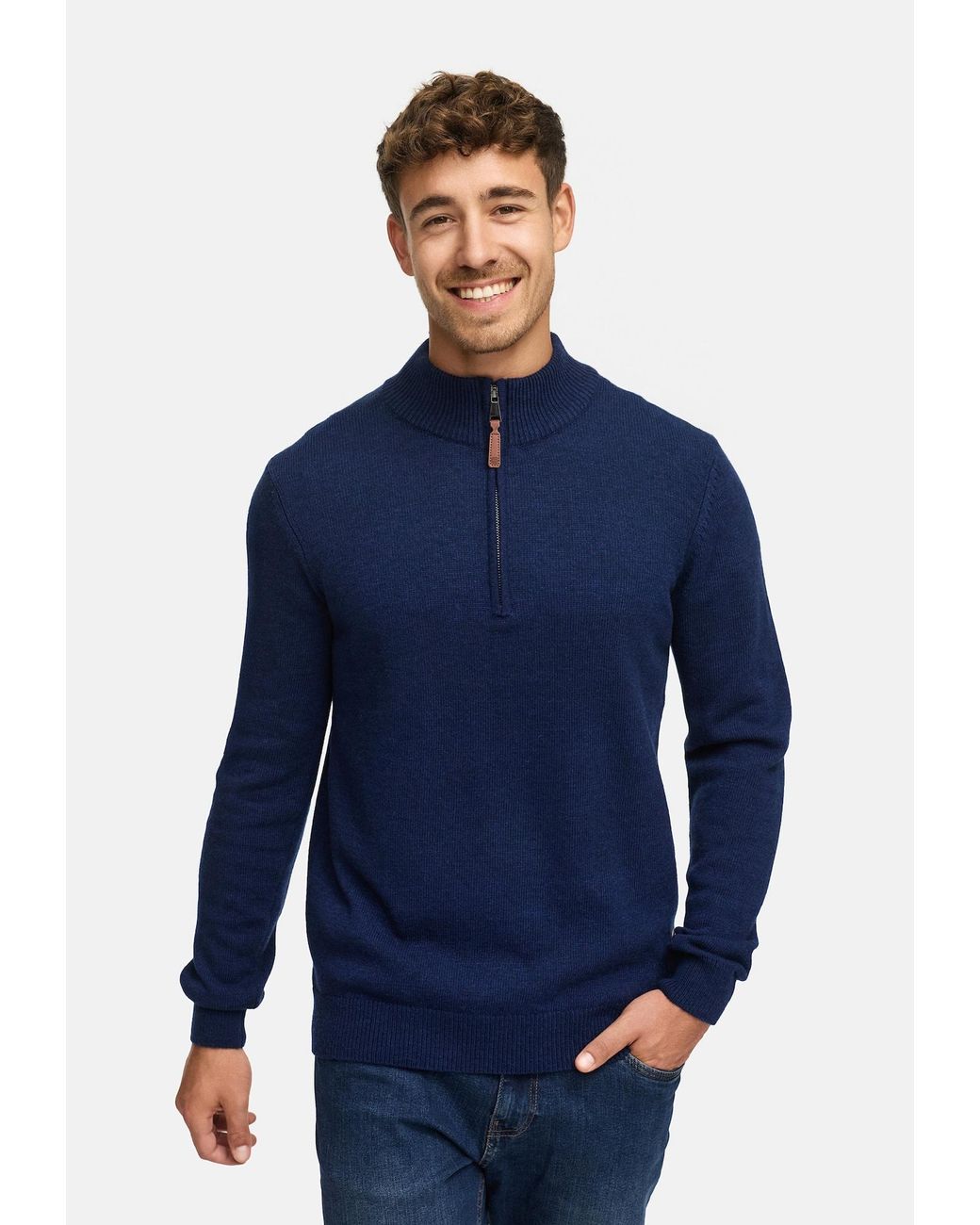 INDICODE Pullover Inmargous in Blue für Herren