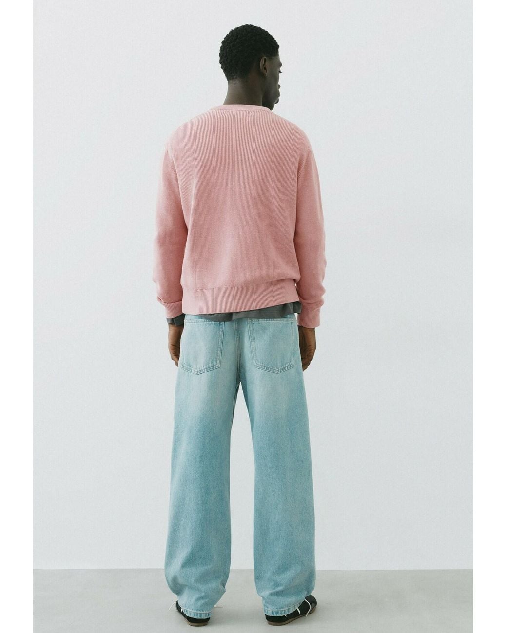 Pull&Bear Pullover in Pink für Herren