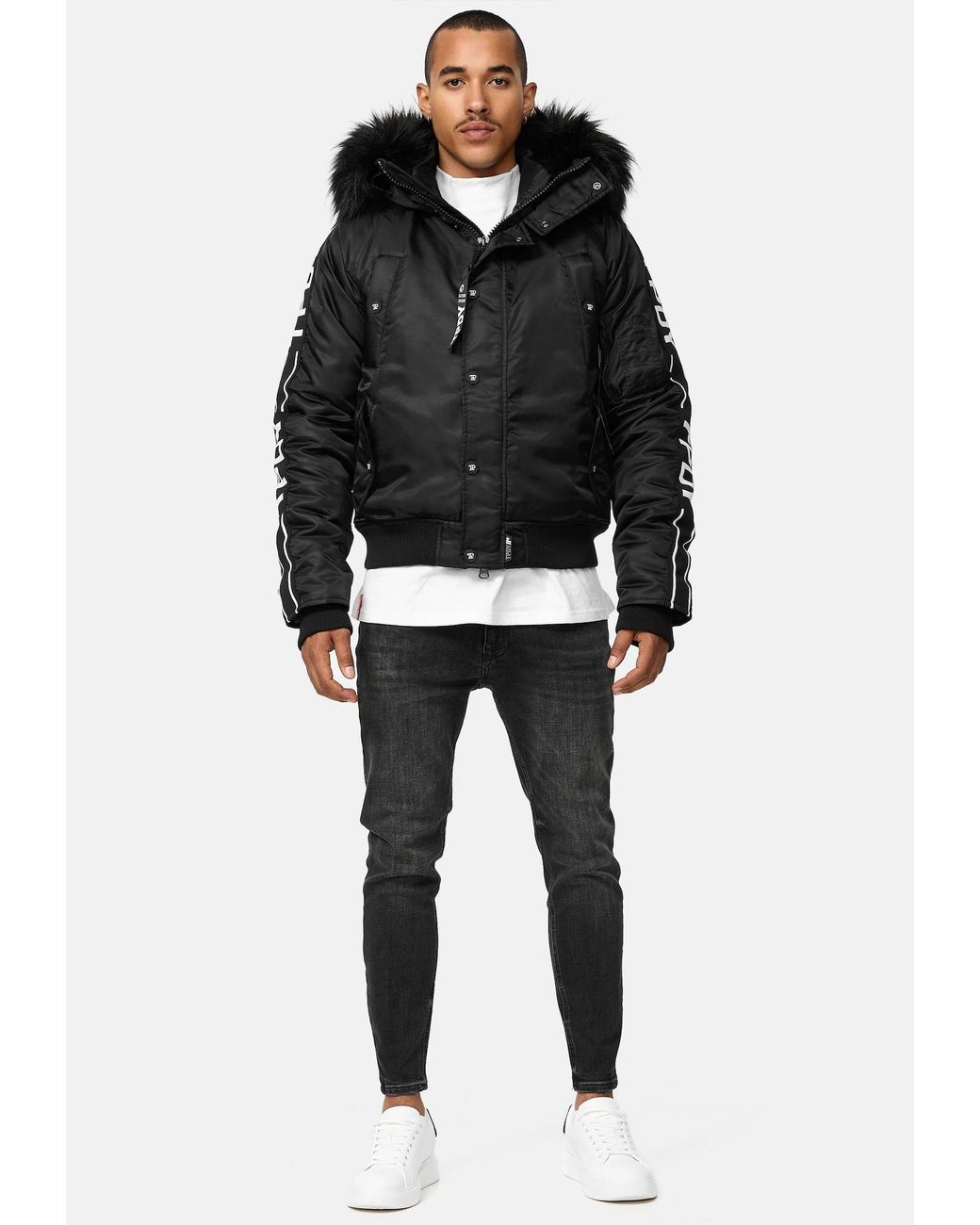 trueprodigy Winterjacke in Black für Herren