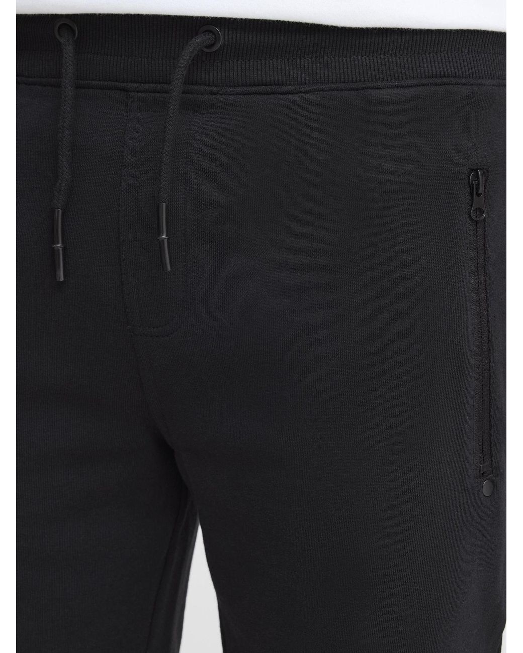 Solid Sweatshorts Taras in Black für Herren