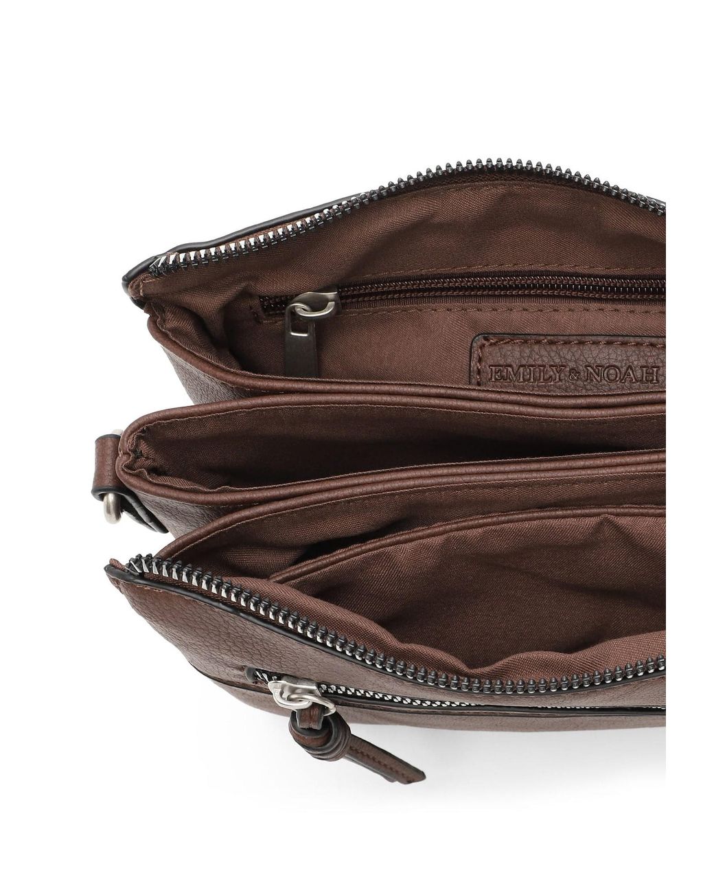 EMILY & NOAH Brown Schultertasche
