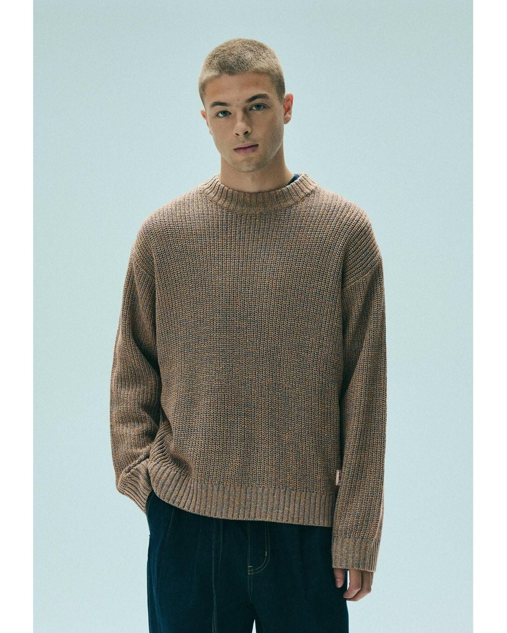 Pull&Bear Pullover Torzales in Natural für Herren