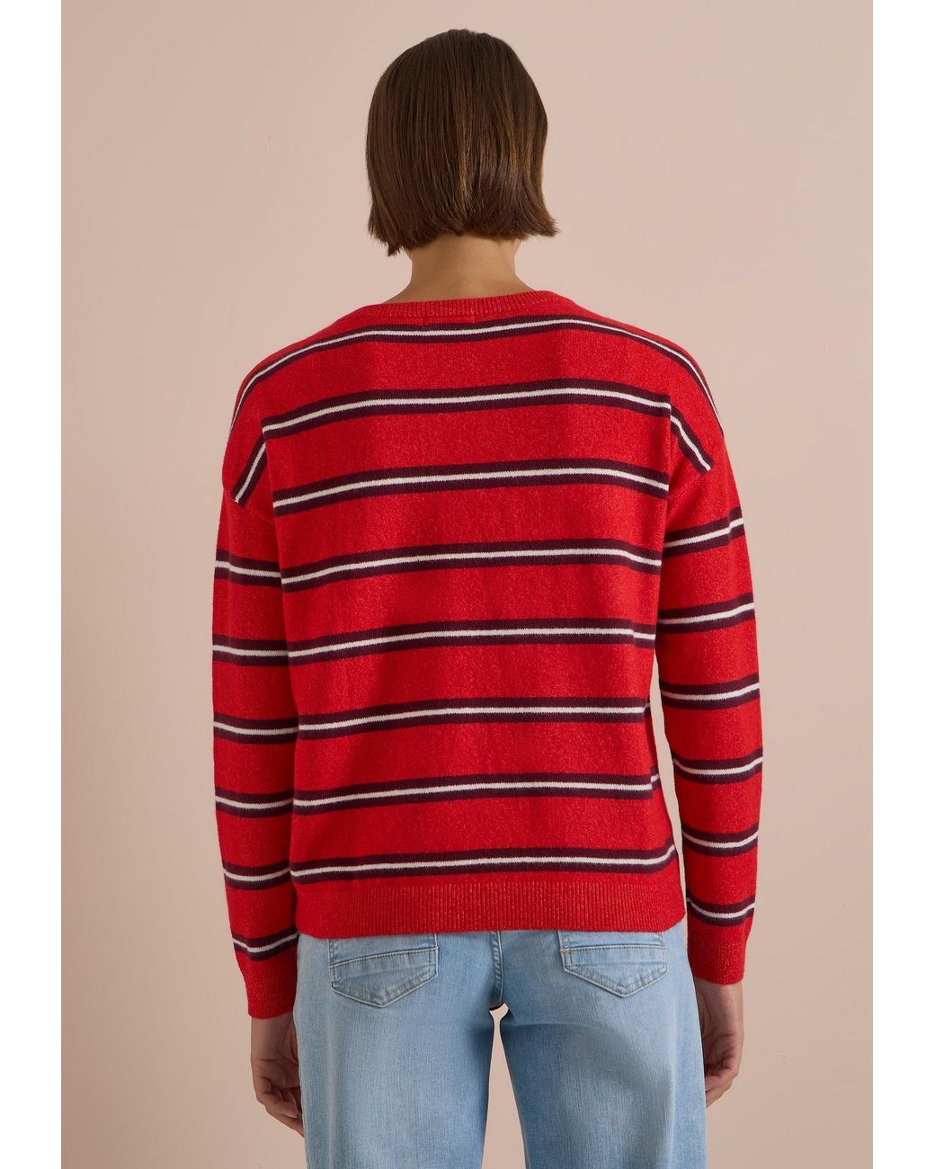 Cecil Red Pullover