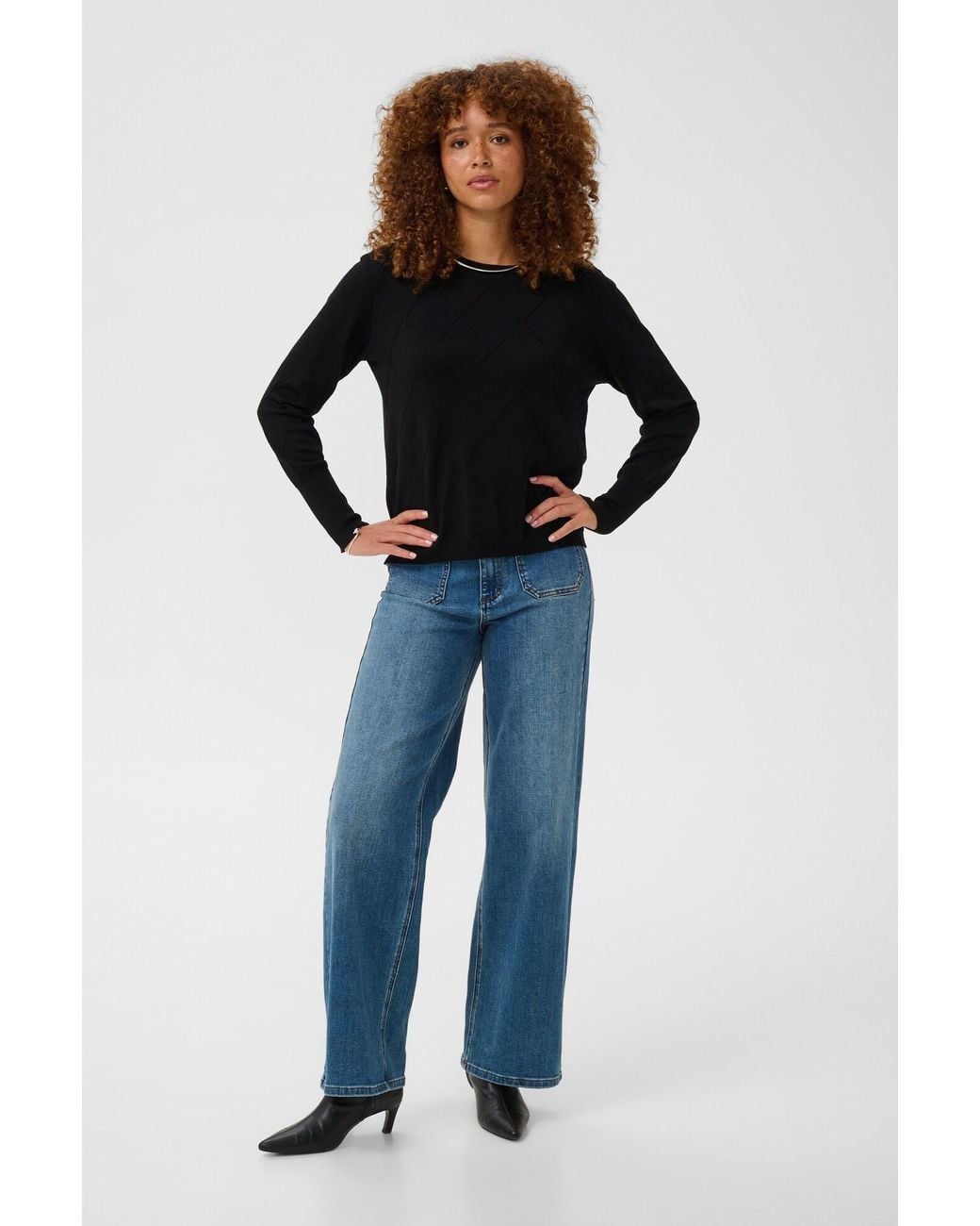 Kaffe Black Pullover Kalizza