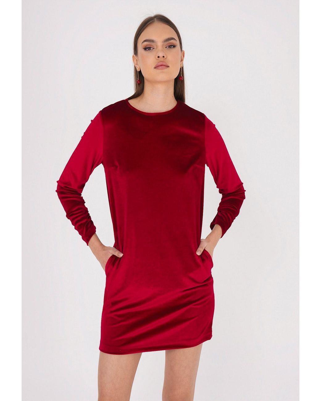 FRESHLIONS Red Kleid Sinah