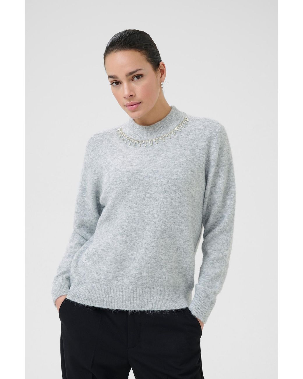 Kaffe Gray Pullover Roxy