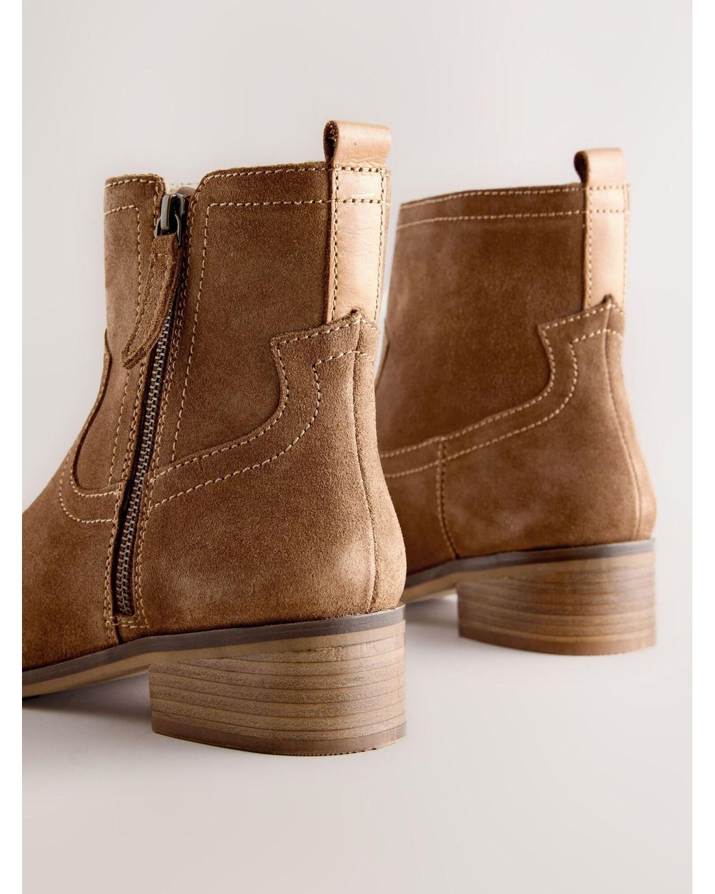 Next Brown Ankle Boots Forever Comfort