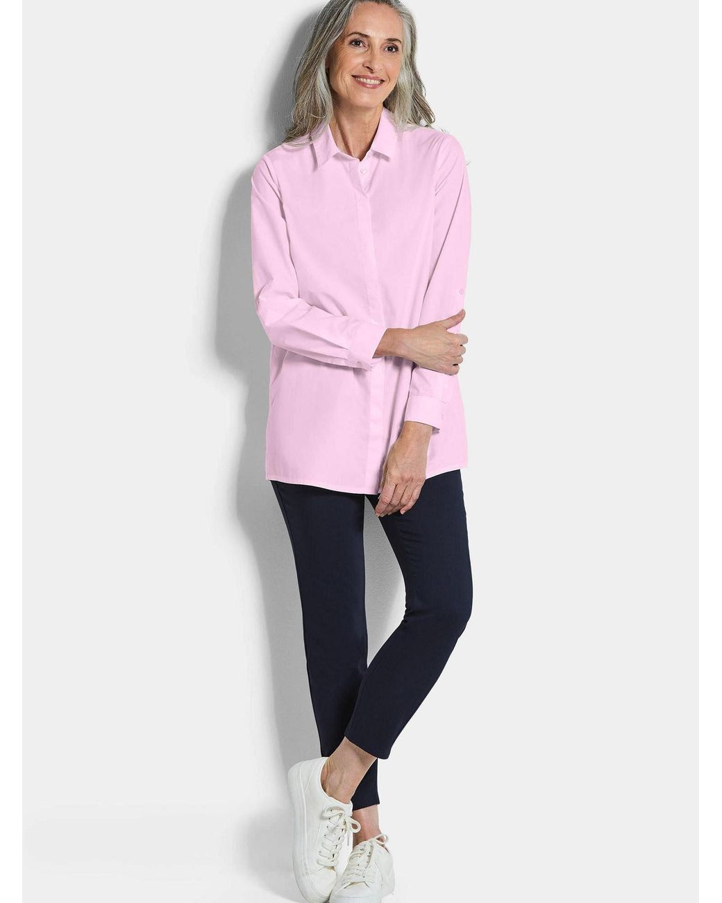 Goldner Pink Bluse