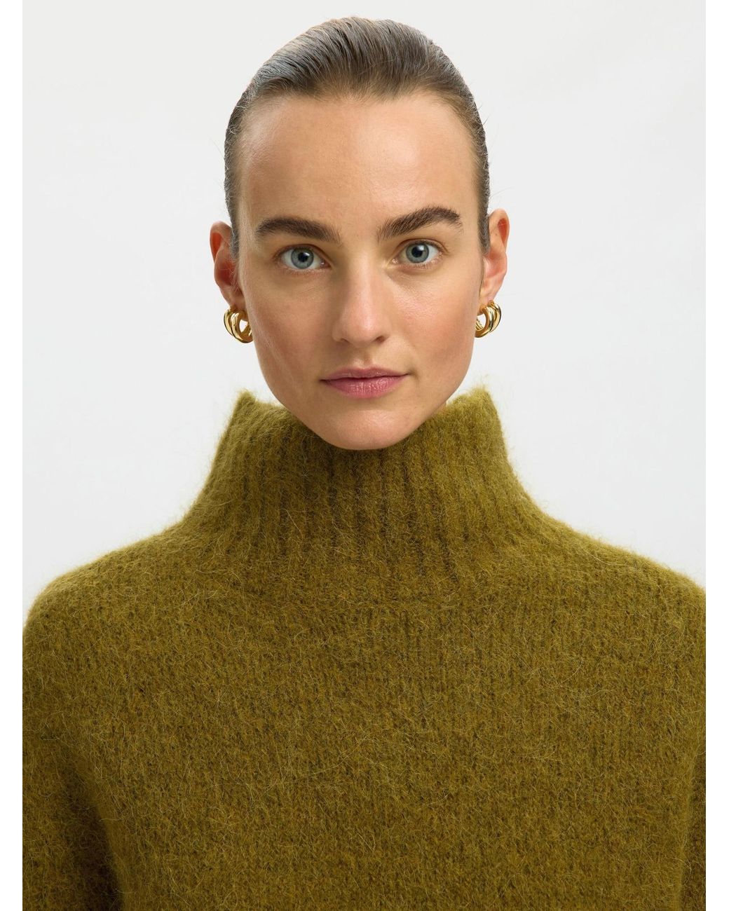 SELECTED Green Pullover Slfgabriella