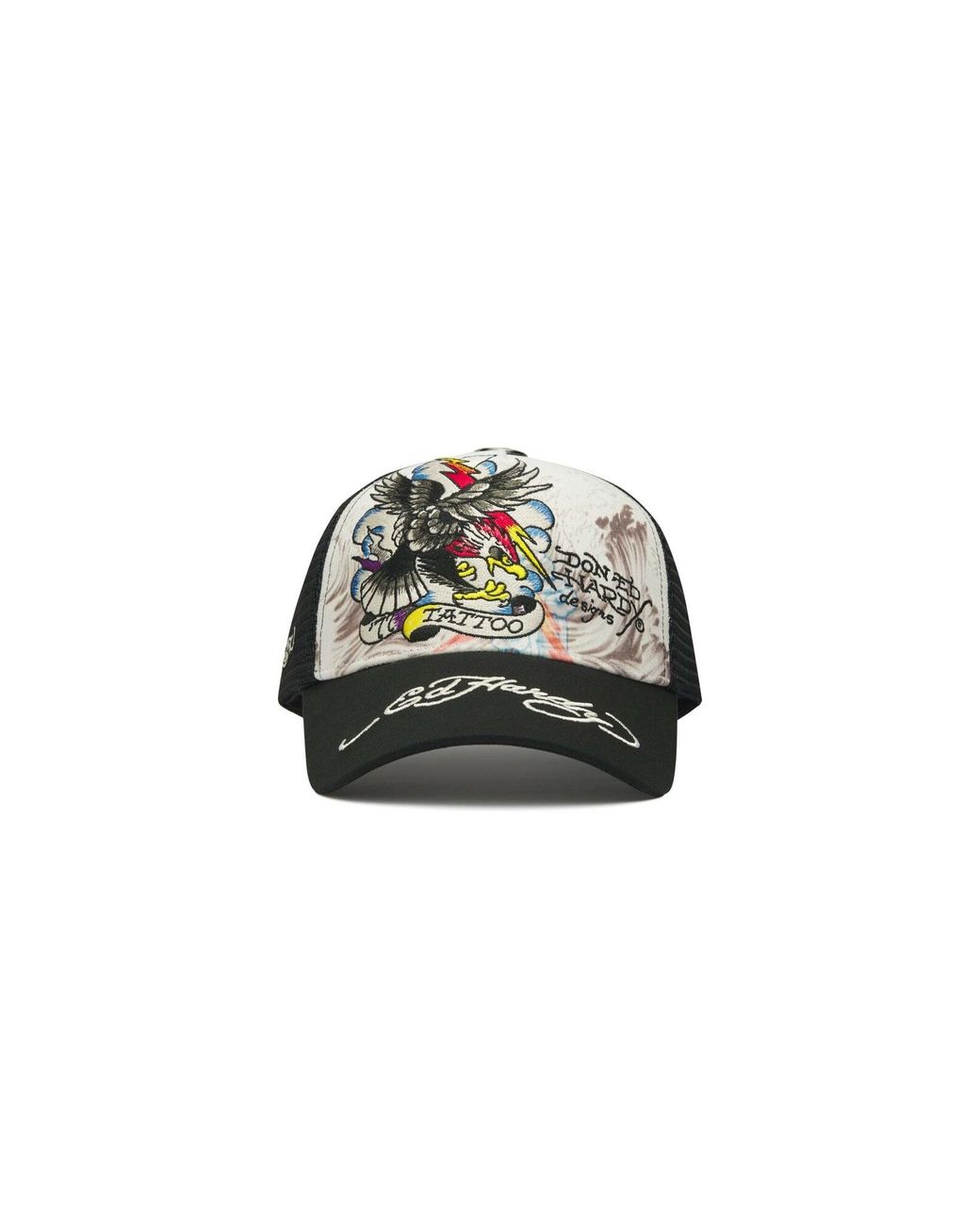 Ed Hardy Black Cap Tattoo Eagle