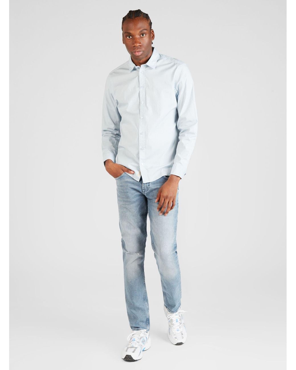 Blend Hemd in White für Herren