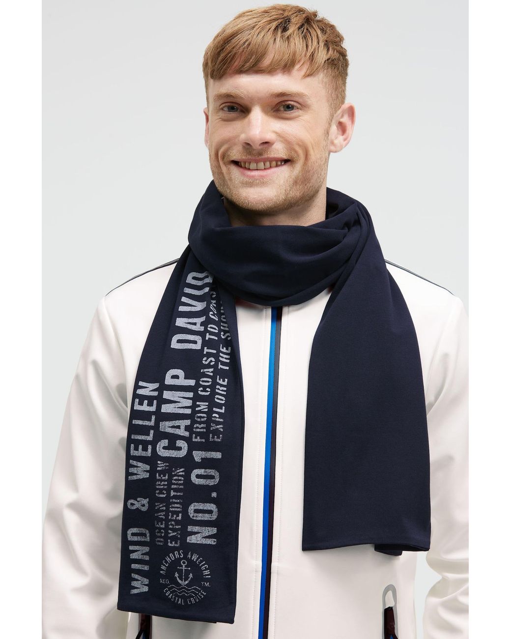 Camp David Schal in Blue für Herren