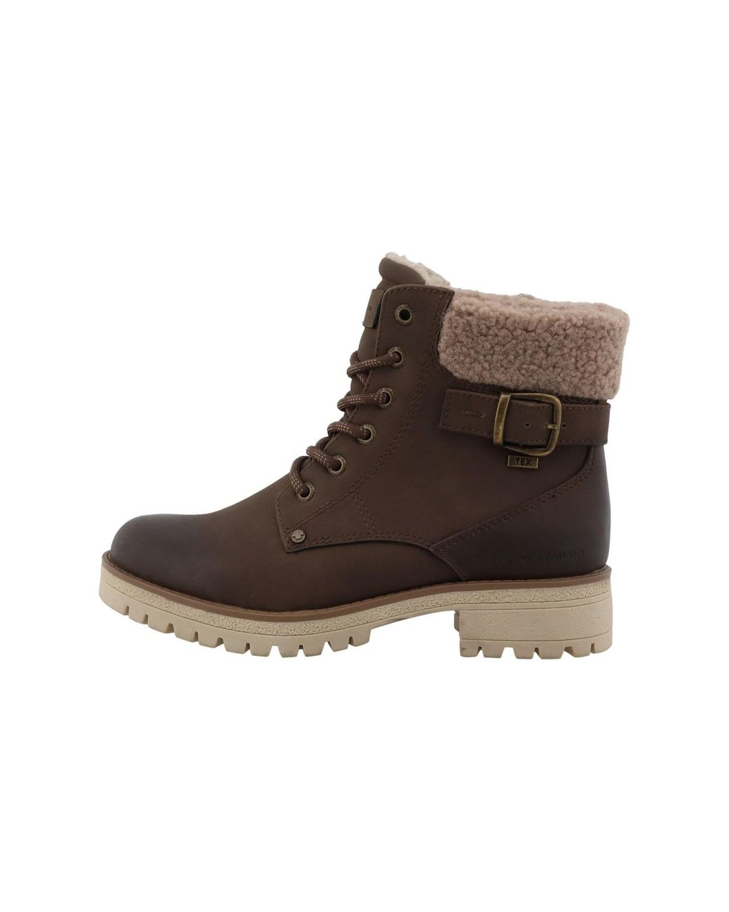 Tom Tailor Brown Schnürstiefelette