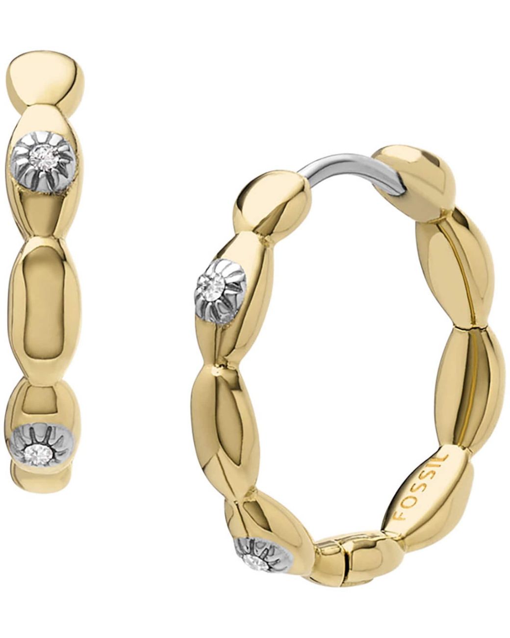 Fossil Black Ohrringe Sutton