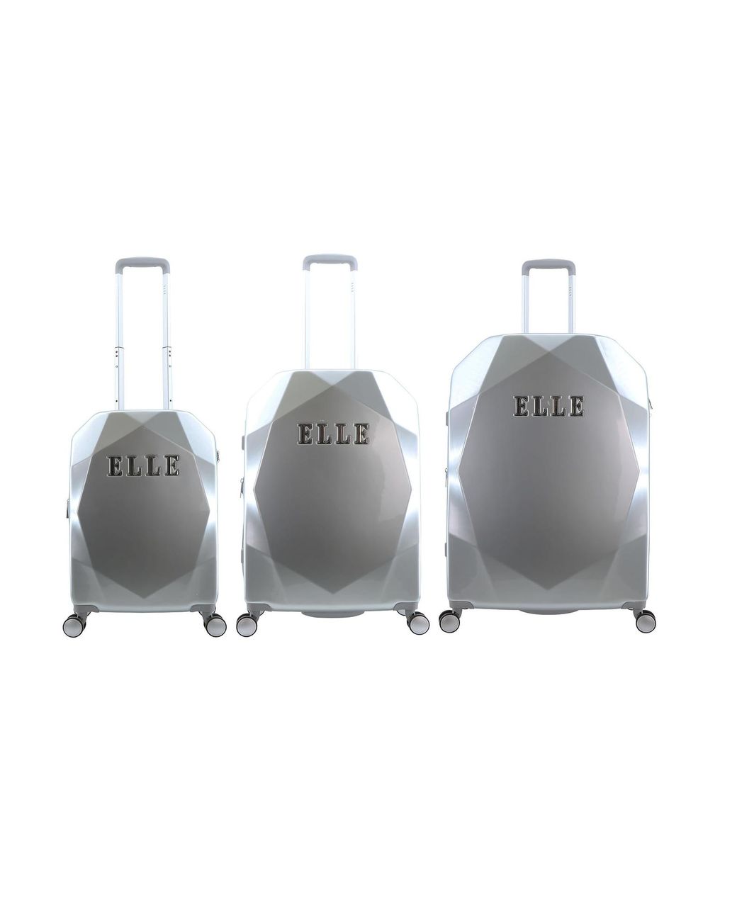 Elle Koffer-Set in Metallic für Herren