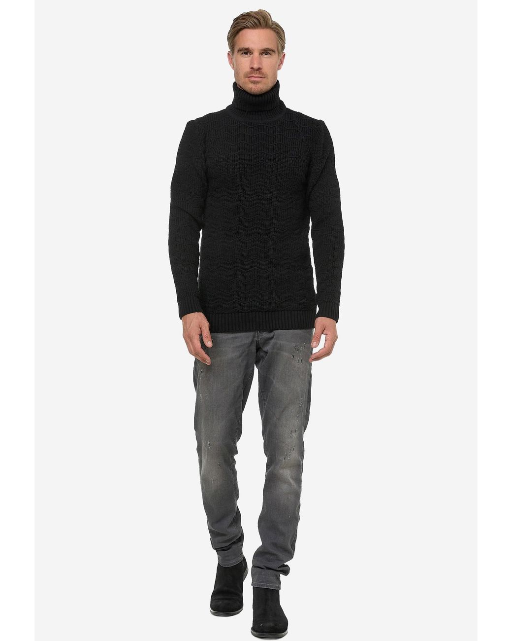 Rusty Neal Pullover in Black für Herren