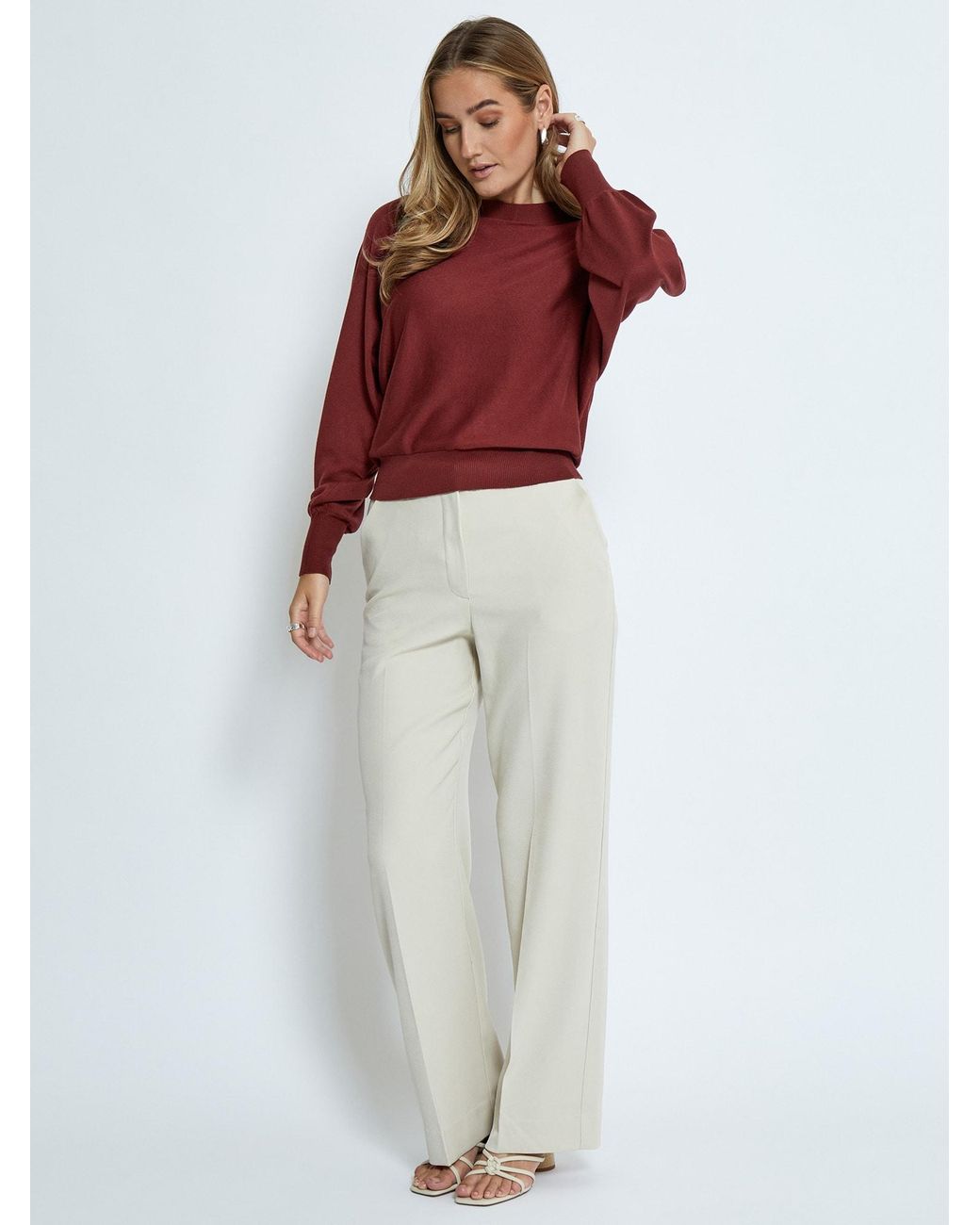 Minus Red Pullover Dana Bat