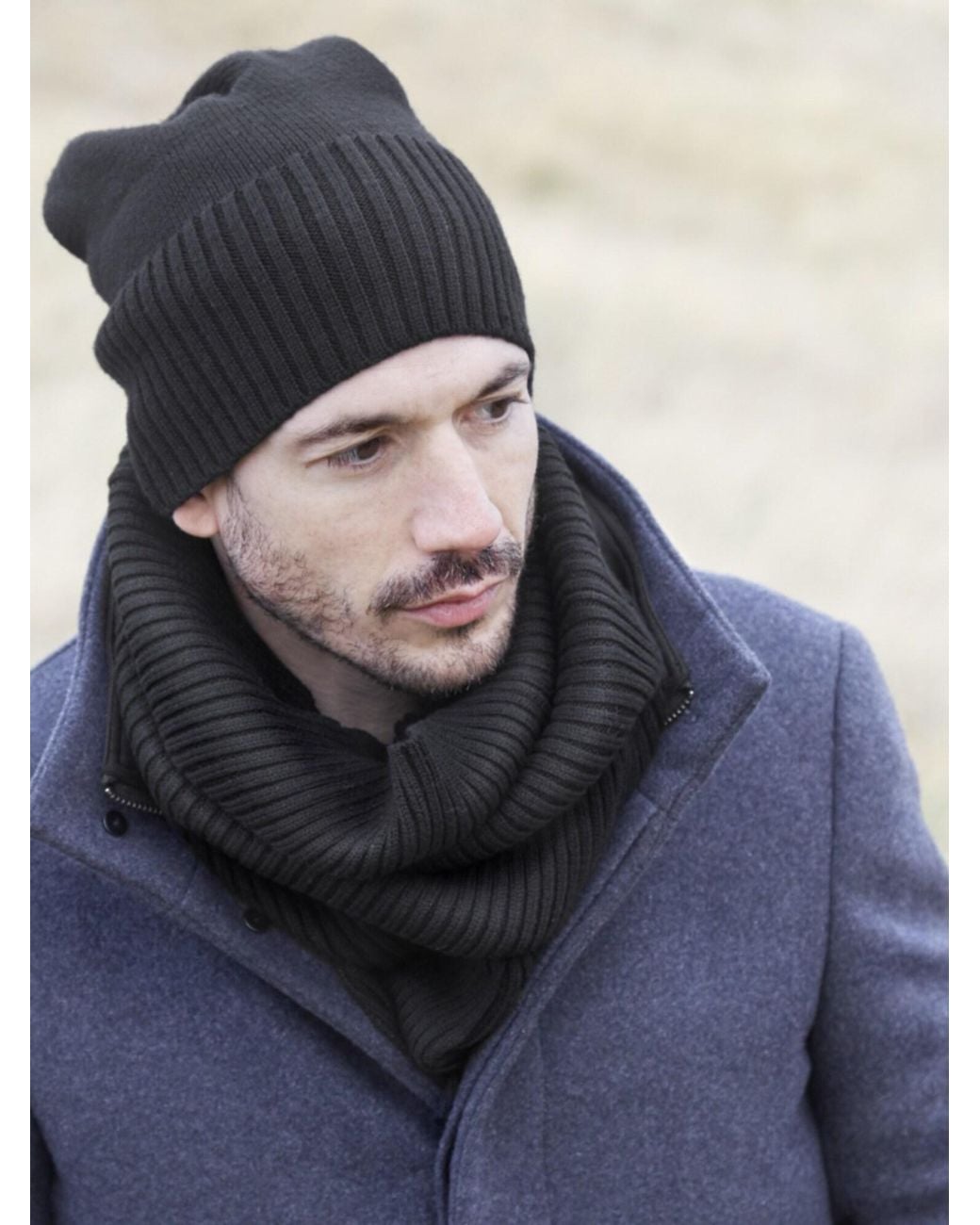 Fawler Mütze Kaleb in Black für Herren