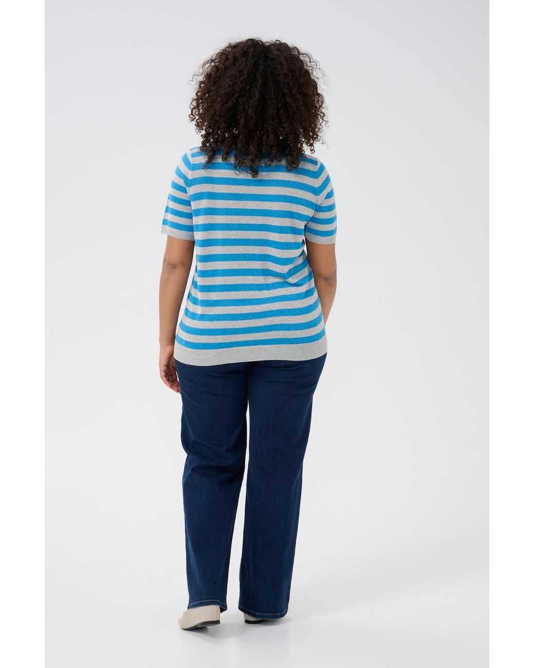 Kaffe Blue Pullover Ankia