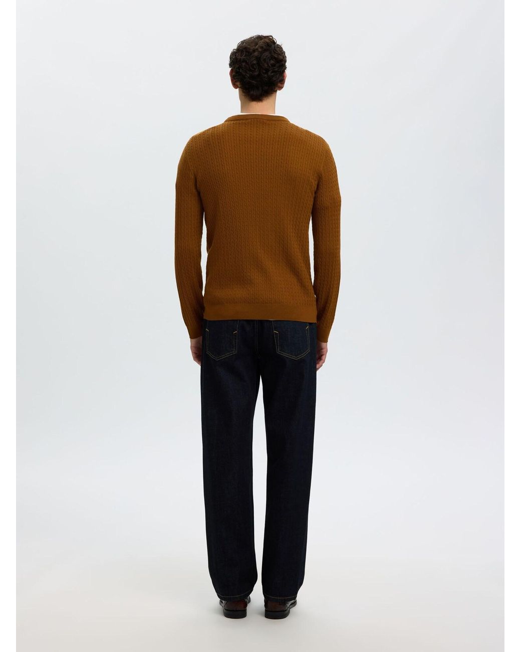 SELECTED Pullover in Brown für Herren