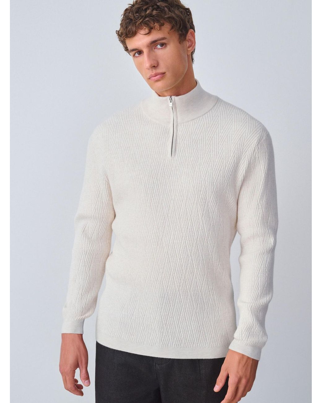 Next Pullover in White für Herren