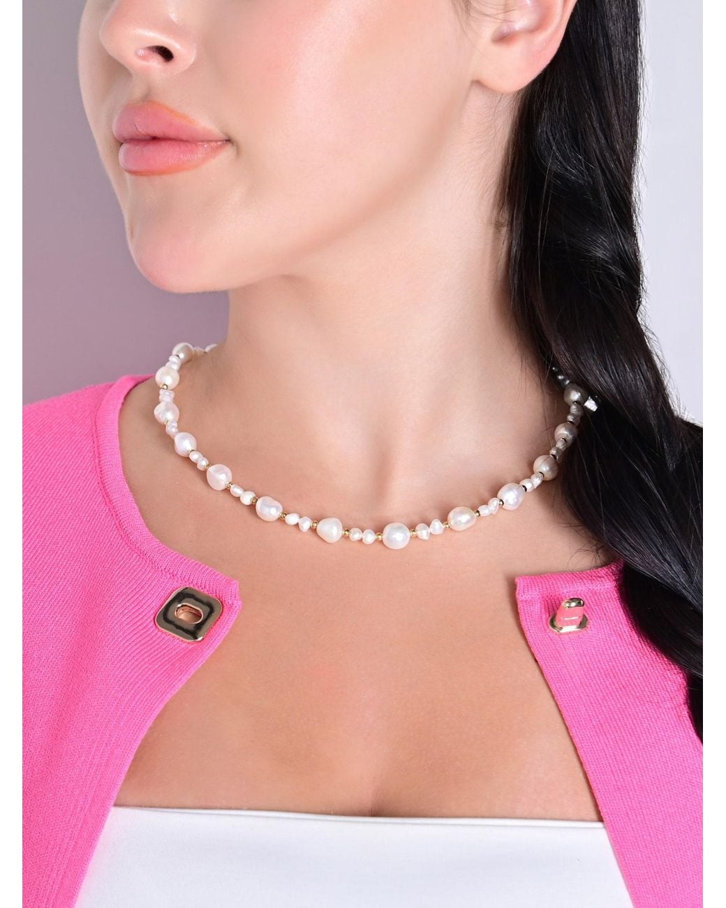 AKZENT Pink Kette Langlebig