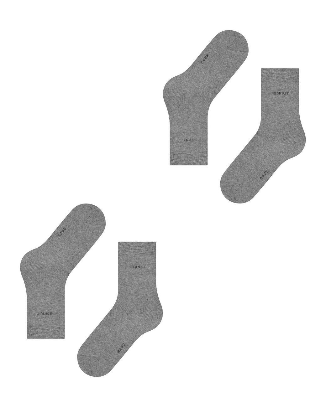 Esprit White Socken Basic Easy 2-Pack