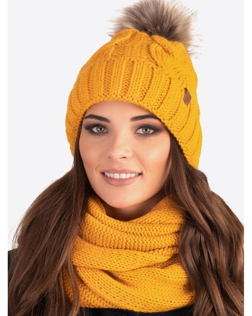 Vivience Orange Mütze 7014