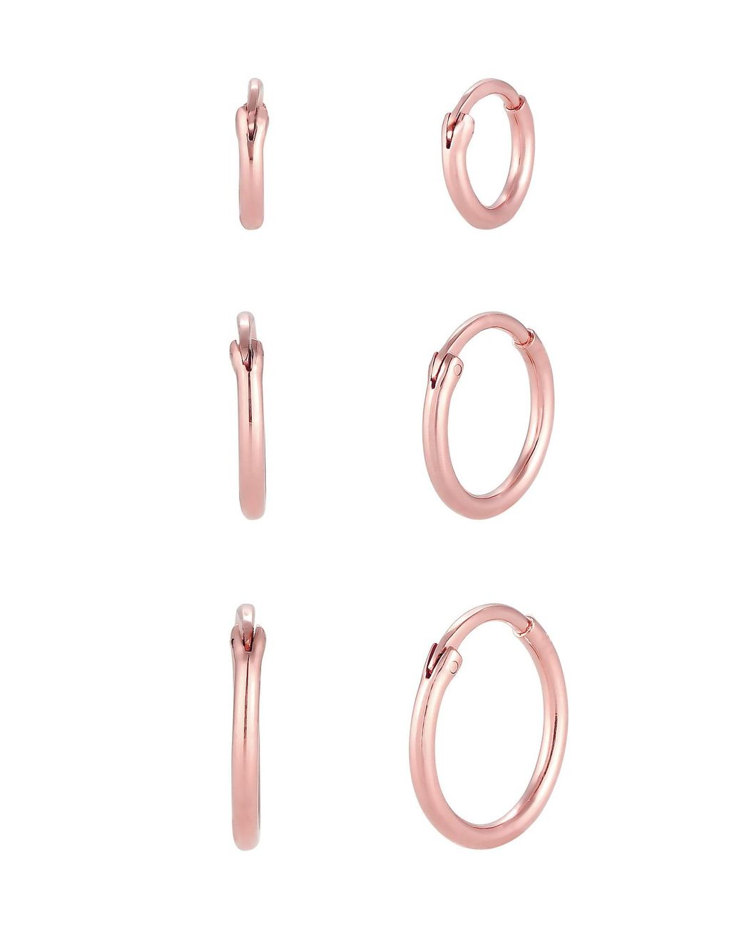 Elli Jewelry Pink Ohrringe Creolen
