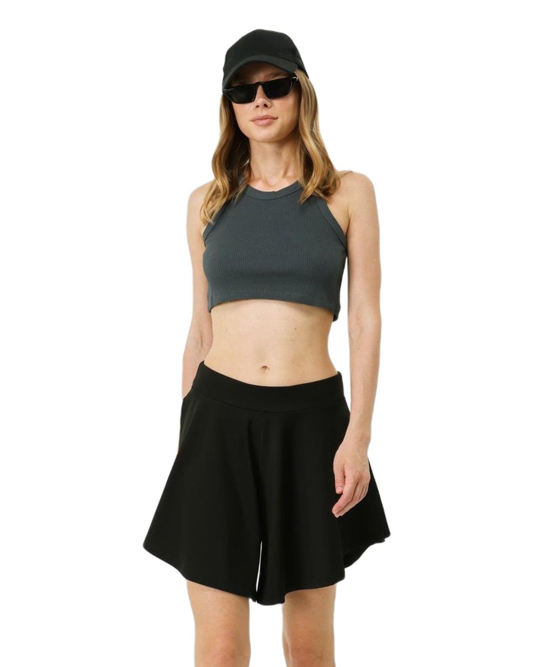 C&City Black Shorts