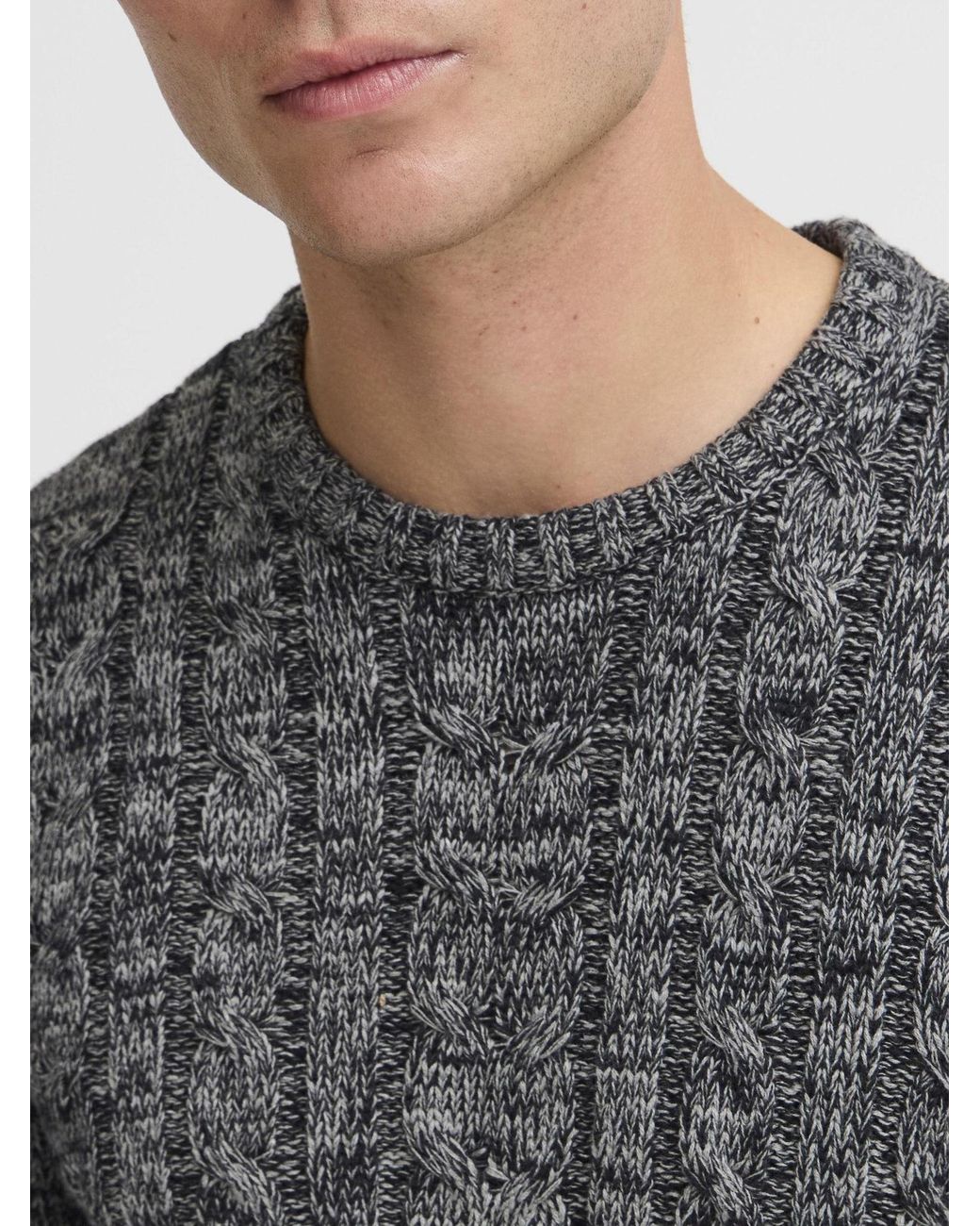 Solid Pullover Philemon in Gray für Herren