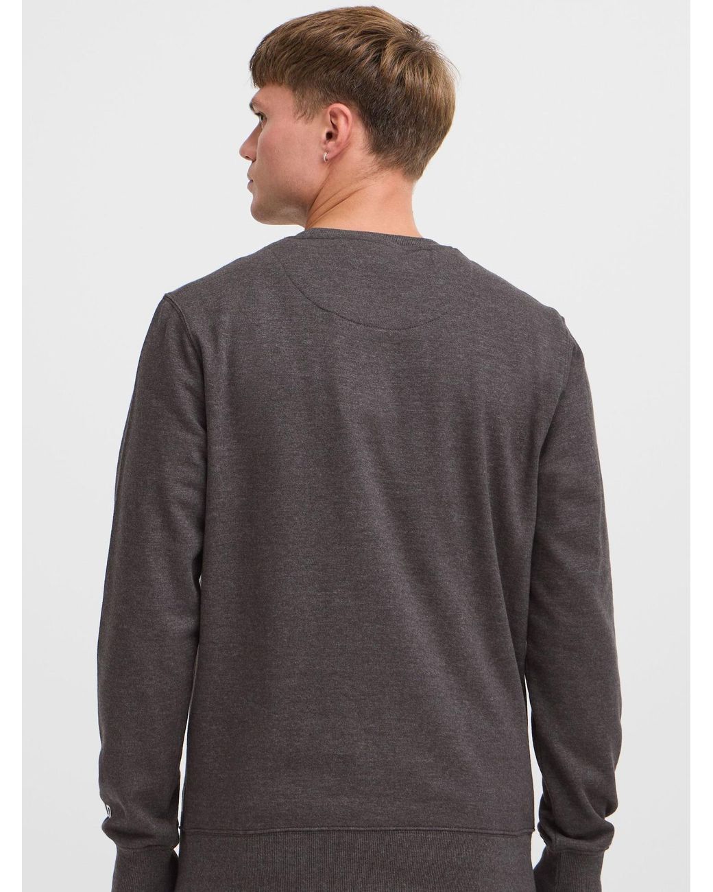 Solid Pullover Chad in Gray für Herren