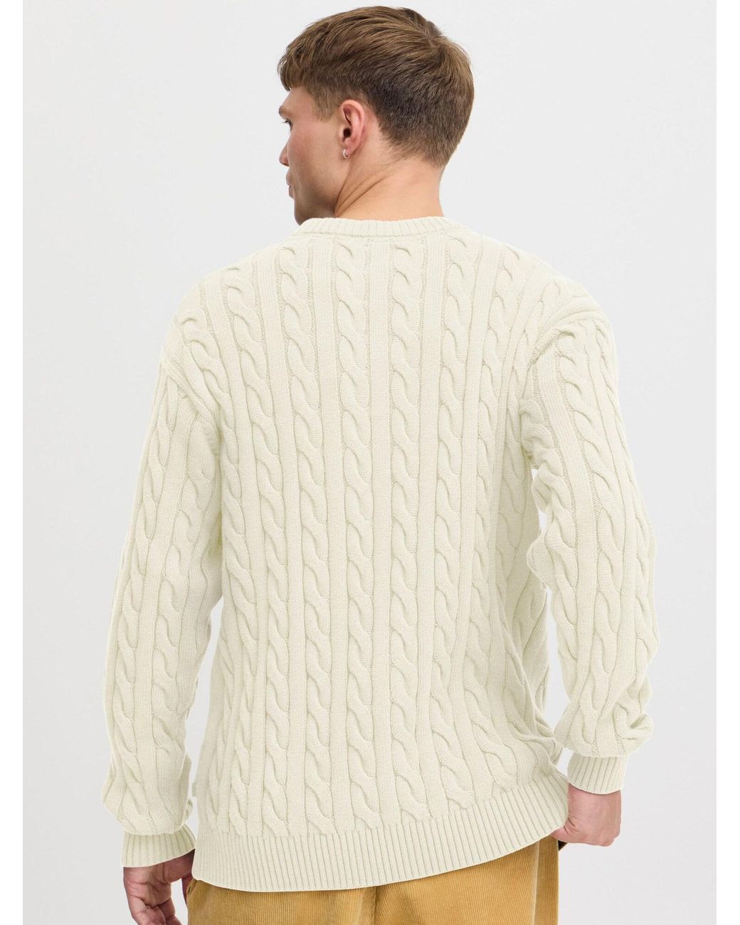 Solid Pullover Malcolm in White für Herren